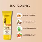 Buy Jovees Herbal Sun Block Sunscreen SPF 45 | For Dry Skin | Water Proof, UVA/UVB Protection, Moisturization| Paraben and Alcohol Free | For Women/Men | 100 gm - Purplle