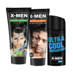 Buy X Men Combo Set Face Wash + Fairness Cream + Body Deodorant - Purplle