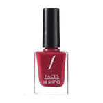 Buy Faces Canada Hishine Nail Enamel Woddy Ruby 156 (9 ml) - Purplle