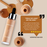 Buy FACES CANADA Ultime Pro Second Skin Foundation - Sand 04, 30ml | Lightweight Anti-Ageing Serum Foundation | 3X Lighter | Natural Matte Finish | Medium To High Coverage | SPF 15 | Non-Oily - Purplle
