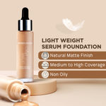 Buy FACES CANADA Ultime Pro Second Skin Foundation - Sand 04, 30ml | Lightweight Anti-Ageing Serum Foundation | 3X Lighter | Natural Matte Finish | Medium To High Coverage | SPF 15 | Non-Oily - Purplle