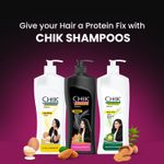 Buy Chik Protein Therapy Strong & Black Shampoo, With Black Tea & Flax Seeds (340 ml) - Purplle