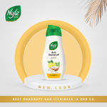 Buy Nyle Naturals Anti-Dandruff Shampoo, With Curd, Lemon and Aloe Vera, Gentle & Soft, pH Balanced and Paraben Free, For Men & Women, 90ml - Purplle