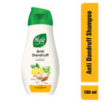Buy Nyle Naturals Anti-Dandruff Shampoo, With Curd, Lemon and Aloe Vera, Gentle & Soft, pH Balanced and Paraben Free, For Men & Women,180ml - Purplle