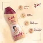 Buy Spinz Brightening And Beauty Talc Instant Glow Covers Spots & Blemishes (100 g) - Purplle