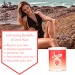 Buy Jeva Liposoluble wax - Strawberry (800 ml) - Purplle