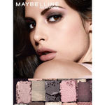 Buy Maybelline New York Eyeshadow Palette, 12 Highly Blendable Shades, Matte and Sheen Colours, The Blushed Nudes, 9 gm - Purplle