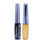 Buy Color Fever Waterproof Eye Liner Gold N Black, 0.48 Ounce (Pack of 2) - Purplle