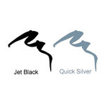 Buy Color Fever Waterproof Eye Liner Silver N Black, 0.48 Ounce (Packof 2) - Purplle
