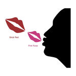 Buy Bonjour Paris Super Matt Lip Color Brick Red / Pink Rose, 0.40 Ounce (Pack of 2) - Purplle