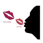 Buy Bonjour Paris Super Matt Lip Color Dark Lvender / Dark Red, 0.40 Ounce (Pack of 2) - Purplle
