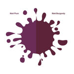 Buy Bonjour Paris Super Matt Nail Polish Matt Plum / Matt Burgundy, 0.60 Ounce (Pack of 2) - Purplle