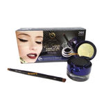 Buy Matt Look Gel Kajal Cake & Eyeliner Smudge Proof 24 Hour Long Lasting Waterproof - Purplle