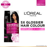 Buy L'Oreal Paris Casting Creme Gloss Shade 2 Ebony Black With Salon Cape Worth INR 299 Free - Purplle