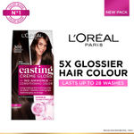 Buy L'Oreal Paris Casting Creme Gloss Shade 3 Darkest Brown 300 With Salon Cape Worth INR 299 Free - Purplle