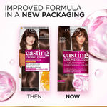 Buy L'Oreal Paris Casting Creme Gloss Shade 500 Medium Brown With Salon Cape Worth INR 299 Free - Purplle