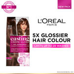 Buy L'Oreal Paris Casting Creme Gloss Shade 500 Medium Brown With Salon Cape Worth INR 299 Free - Purplle