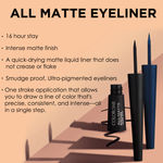 Buy Colorbar All-Matte Eyeliner Matte Blue-003 - 2.5 ml - Purplle
