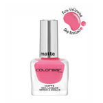 Buy Colorbar Colorbar Matte Nail Lacquer Pinked - Purplle