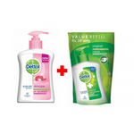 Buy Dettol pH-Balanced Germ Protection Liquid Handwash Refill Pouch, Sensitive (175 ml) (Pack of 2) - Purplle