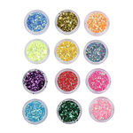 Buy Nails&More NLA-7 12 Glitter Nail Art Set - Purplle