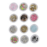 Buy Nails&More NLA-9 12 Glitter Set - Purplle