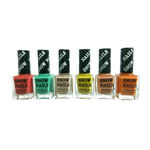 Buy Snow Nails Premium Nail Polish Set of 6 Pcs. (Multicolor Set No.63) - Purplle