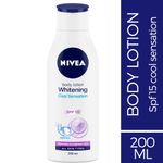 Buy NIVEA Body Lotion Whitening Cool Sensation SPF 15 For All Skin Types 200ml - Purplle
