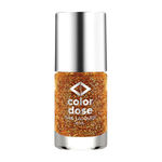 Buy Color Dose Glitter Gold 71 Nail Polish - Purplle