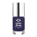 Buy Color Dose Matt Deep Purple 20 Nail Polish - Purplle