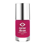 Buy Color Dose Matt Magenta Nail Polish - Purplle