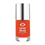 Buy Color Dose Matt Orangy 13 Nail Polish - Purplle