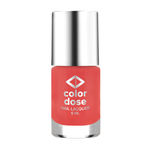 Buy Color Dose Matt Peach Orange 43 Nail Polish - Purplle