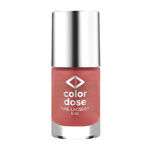 Buy Color Dose Matt Red Brick 44 Nail Polish - Purplle
