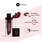 Buy SUGAR Cosmetics - Smudge Me Not - Liquid Lipstick - 01 Brazen Raisin (Burgundy)|Ultra Matte Liquid Lipstick, Transferproof and Waterproof, Lasts Up to 12 - 4.5 ml - Purplle