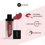 Buy SUGAR Cosmetics - Smudge Me Not - Liquid Lipstick - 03 Tan Fan (Mauve Nude)|Ultra Matte Liquid Lipstick, Transferproof and Waterproof, Lasts Up to 12 - 4.5 ml - Purplle
