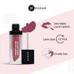 Buy SUGAR Cosmetics - Smudge Me Not - Liquid Lipstick - 09 Suave Mauve (Mauve)|Ultra Matte Liquid Lipstick, Transferproof and Waterproof, Lasts Up to 12 - 4.5 ml - Purplle