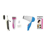 Buy Style Maniac Combo Of Hair Curler , Hair Dryer And Epilator (Ak-2002) And Get A Hairstyle Book Free - Purplle