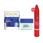 Buy L'Oreal Paris White Perfect Day Cream ( 50 g) + FREE L'Oreal L'Oreal Paris Glamshine Lip Crayon Passion Fruit Worth Rs.500 - Purplle