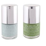 Buy DeBelle Gel Nail Polish Combo Set of 2 - Mint Amour (Mint Blue) and  Mystique Green (Pastel Green) 8 ml each - Purplle
