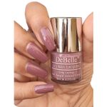 Buy DeBelle Gel Nail Polish Combo Set of 2 - Bebe Kiss (Hot Pink) and Majestique Mauve (Mauve) 8 ml each - Purplle