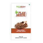 Buy Nutroactive Flax Seeds (250 g) Natural, Whole, Raw Alsi Seeds(Pack Of 2) - Purplle