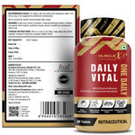 Buy MuscleXP Daily Vital (One Daily) Multi Vitamin - 60 Tablets - Purplle