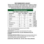 Buy NourishVitals Apple Cider Vinegar 500ml - With Mother Vinegar, Raw, Unfiltered & Undiluted - 2 Bottles - Purplle
