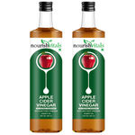 Buy NourishVitals Apple Cider Vinegar 500ml - With Mother Vinegar, Raw, Unfiltered & Undiluted - 2 Bottles - Purplle