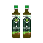 Buy NourishVitals WheatGrass With AloeVera Juice 500ml - No Added Sugar - 2 Bottles - Purplle