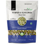 Buy NourishVitals Pumpkin and Sunflower Roasted Seeds, 200g - 100% Natural & Premium Quality, No Added Preservatives, Rich Source of Protein, 2-in-1 Delight - Purplle