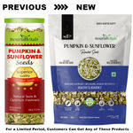 Buy NourishVitals Pumpkin and Sunflower Roasted Seeds, 200g - 100% Natural & Premium Quality, No Added Preservatives, Rich Source of Protein, 2-in-1 Delight - Purplle