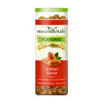 Buy NourishVitals Roasted Almonds Indian Spice Flavored - 150 gm - Purplle