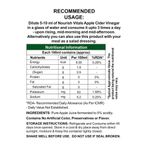 Buy NourishVitals Apple Cider Vinegar 250ml x 2 Bottles - With Mother Vinegar, Raw, Unfiltered & Undiluted - Purplle
